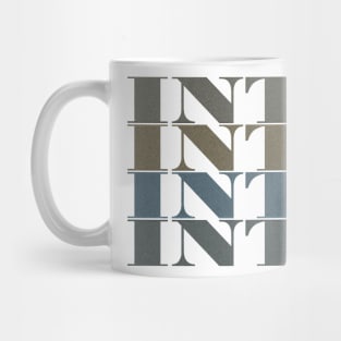 INTJ - Vintage Design | Personality Type | T-Shirt | Myers Briggs | MBTI | Typology | Mastermind | Architect Mug